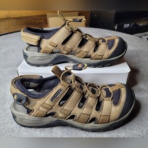 Merrell J87845 Continuum Sandals Men’s Size 8 Brown Hiking Vibram